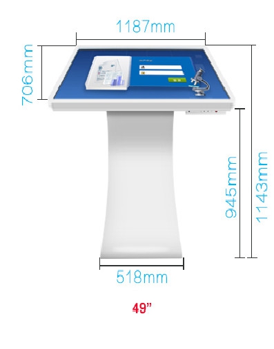 Màn hình cảm ứng 49 Inch cân quỳ