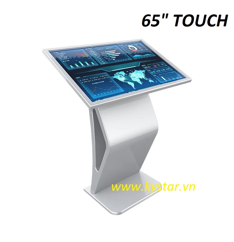Màn hình cảm ứng 65 inch chân quỳ